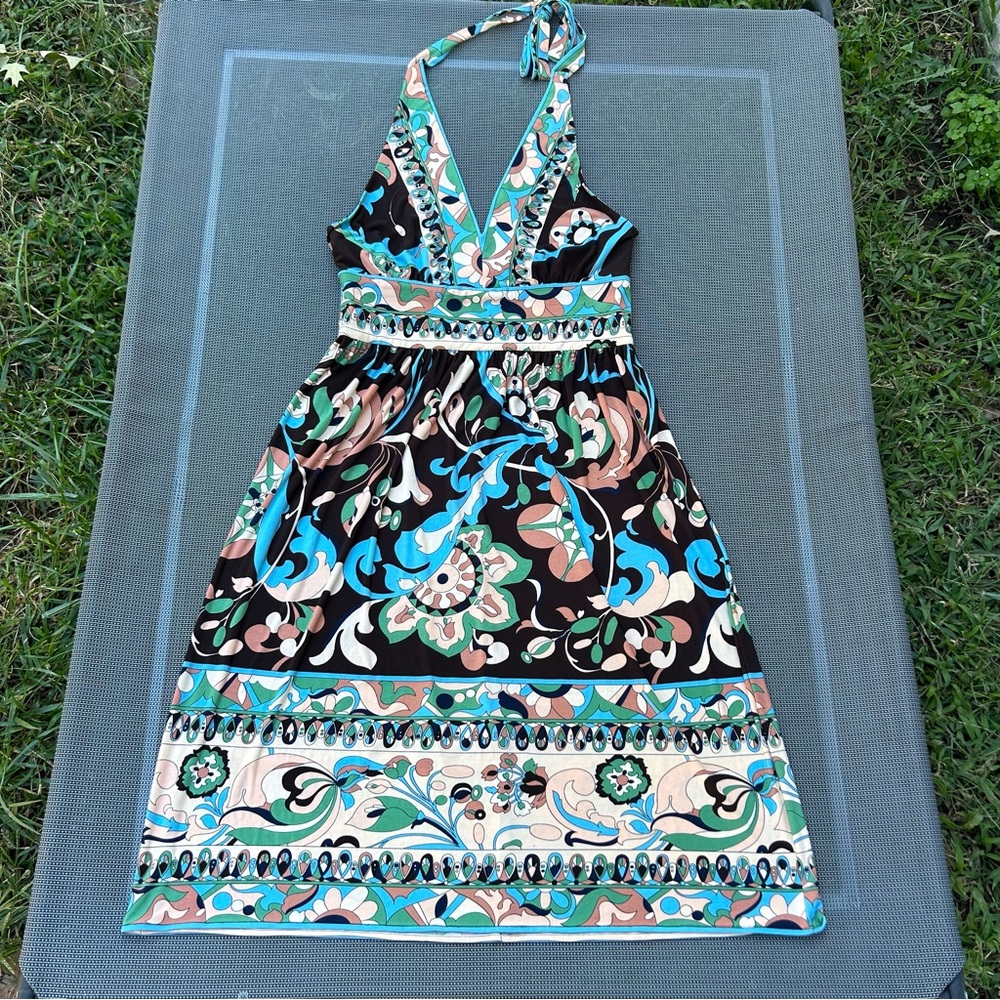 Y2k fairy sundress by jones New York dress size 10 halter whimsy‎ cottagecore